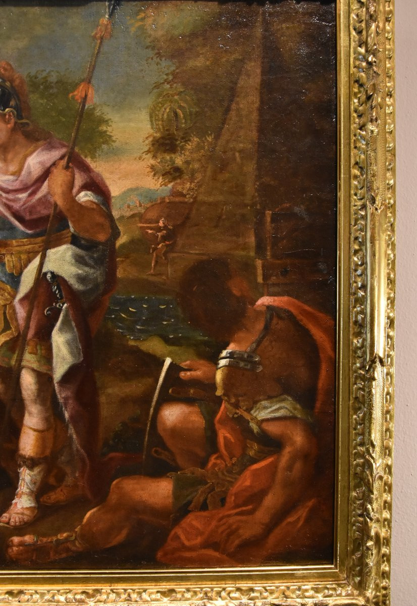 Alessandro Magno al sepolcro di Achille, Francesco De Mura (Napoli, 1696 – 1782) bottega di-photo-7