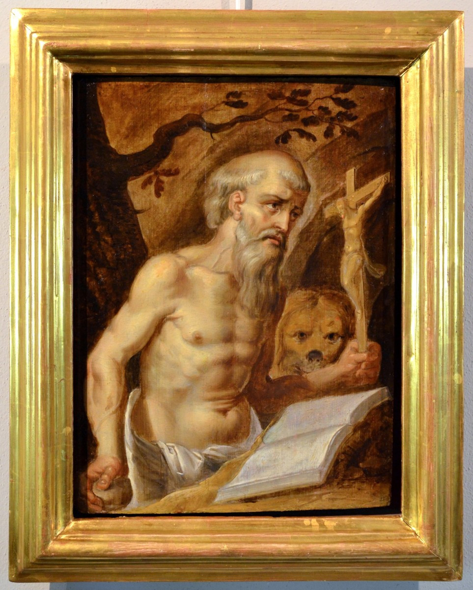 San Girolamo, cerchia di Prospero Fontana (Bologna 1512 - 1597)