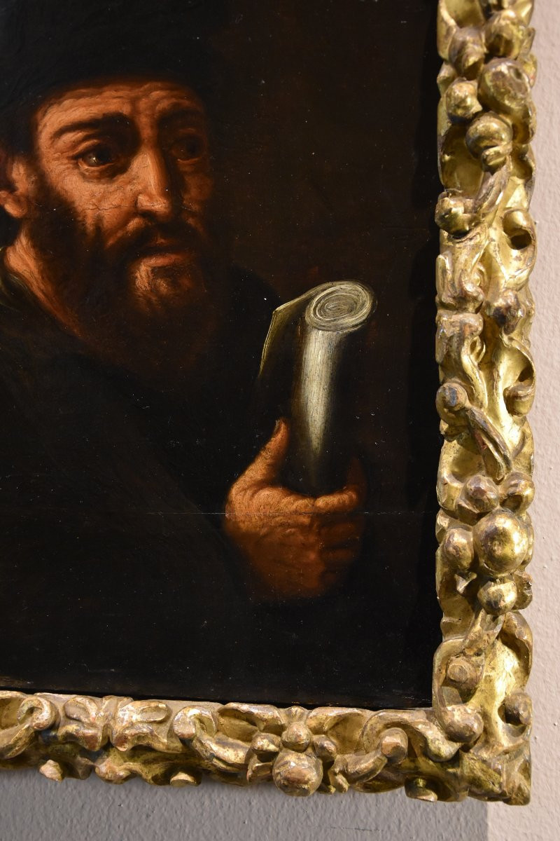 Ritratto dell'alchimista Morieno Romano, Pittore manierista fiammingo XVII secolo-photo-4