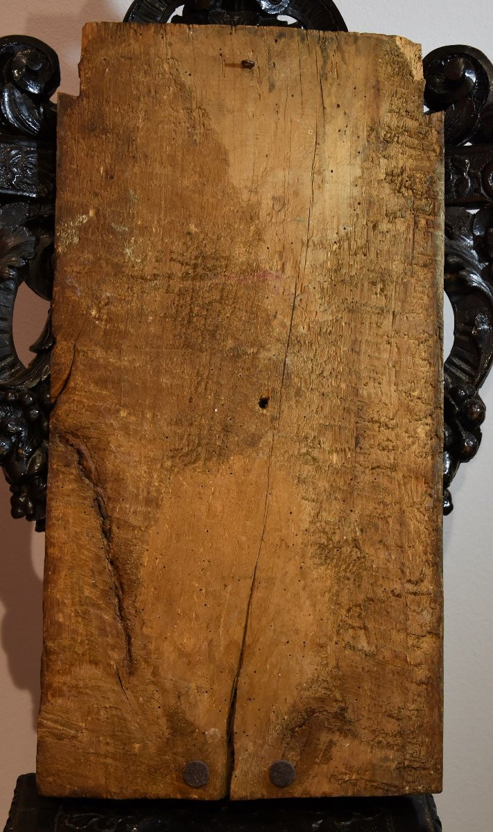 Altorilievo in legno ‘Santa Barbara’, Sud della Francia XVI/XVII secolo-photo-6