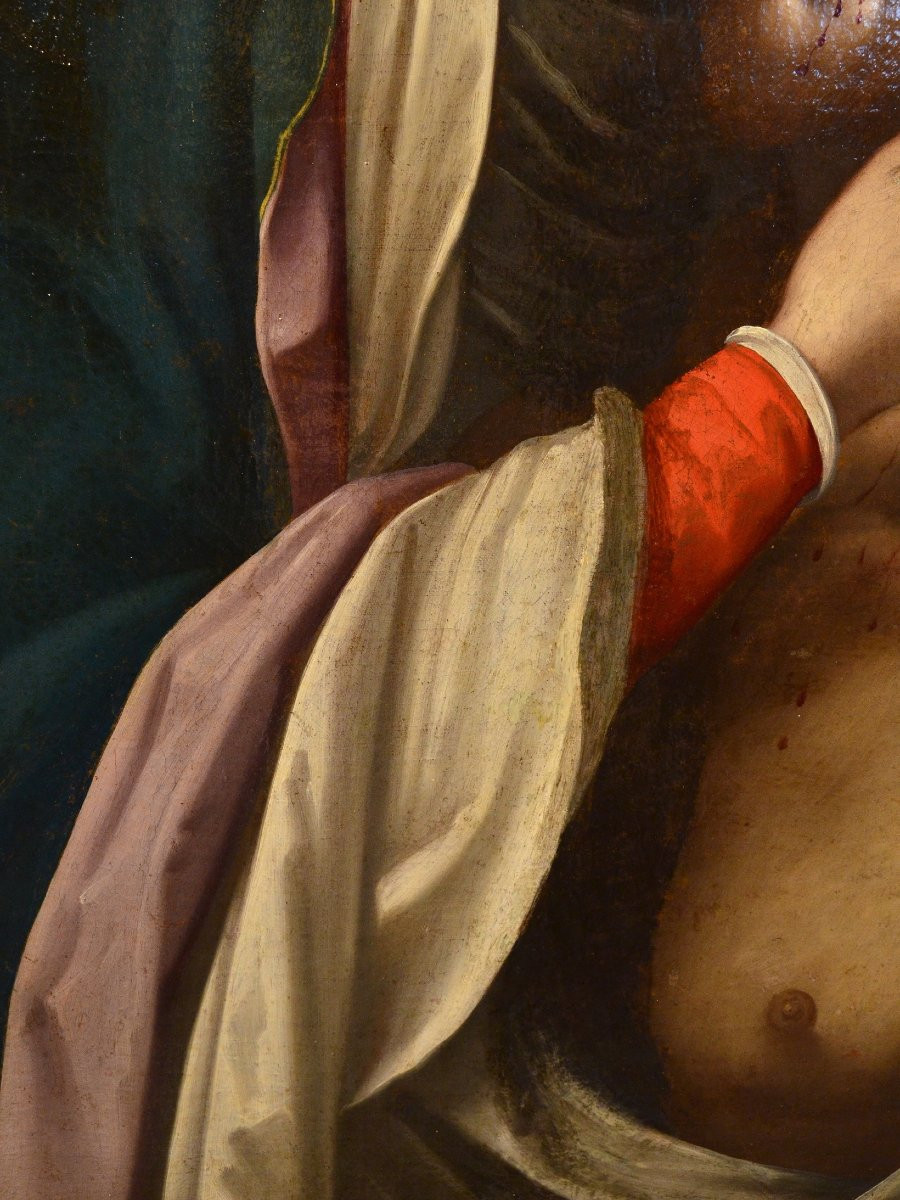 La Pietà con due cherubini,  Scipione Pulzone (Gaeta 1550 - Rome 1598)  entourage de-photo-6
