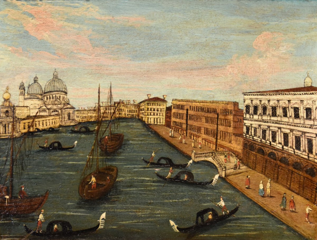Veduta di Venezia con il Canal Grande, Vedutista del Settecento-photo-2