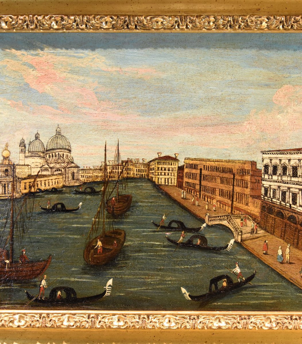 Veduta di Venezia con il Canal Grande, Vedutista del Settecento-photo-3