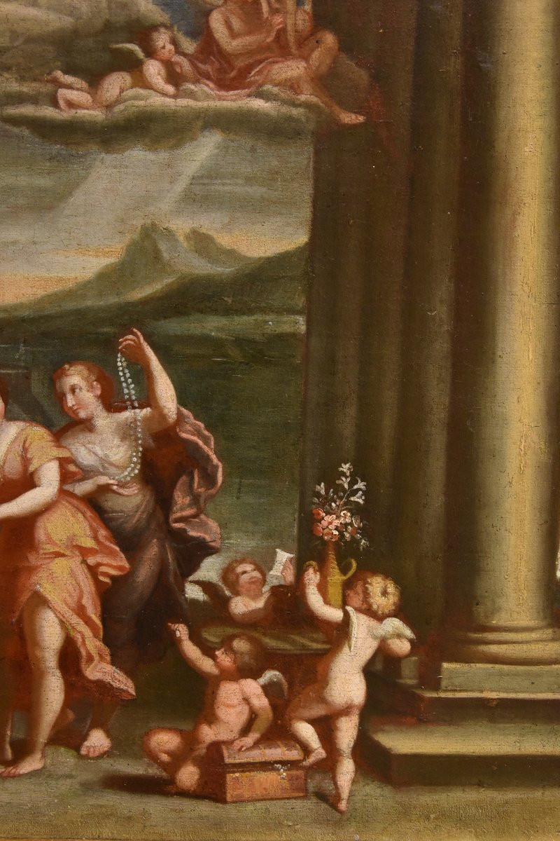 La Toeletta di Venere  Francesco Albani (Bologna 1578 - 1660) Seguace di-photo-6