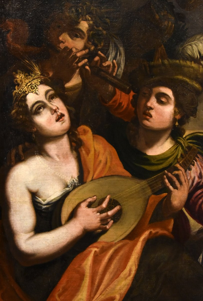 Enea e la regina Didone, Attribuito a Pseudo-Caroselli (Roma, attivo c.a 1630/1650)-photo-4