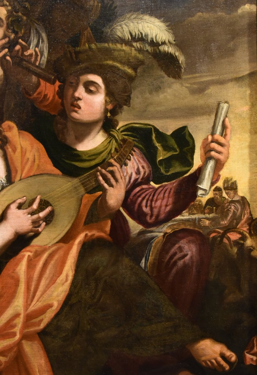 Enea e la regina Didone, Attribuito a Pseudo-Caroselli (Roma, attivo c.a 1630/1650)-photo-3
