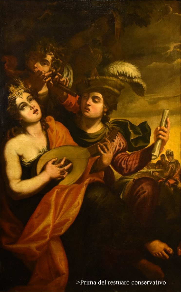 Enea e la regina Didone, Attribuito a Pseudo-Caroselli (Roma, attivo c.a 1630/1650)-photo-7