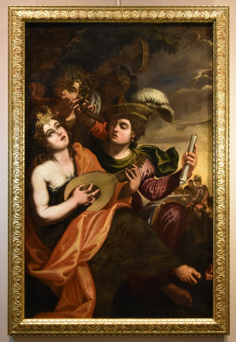 Enea e la regina Didone, Attribuito a Pseudo-Caroselli (Roma, attivo c.a 1630/1650)