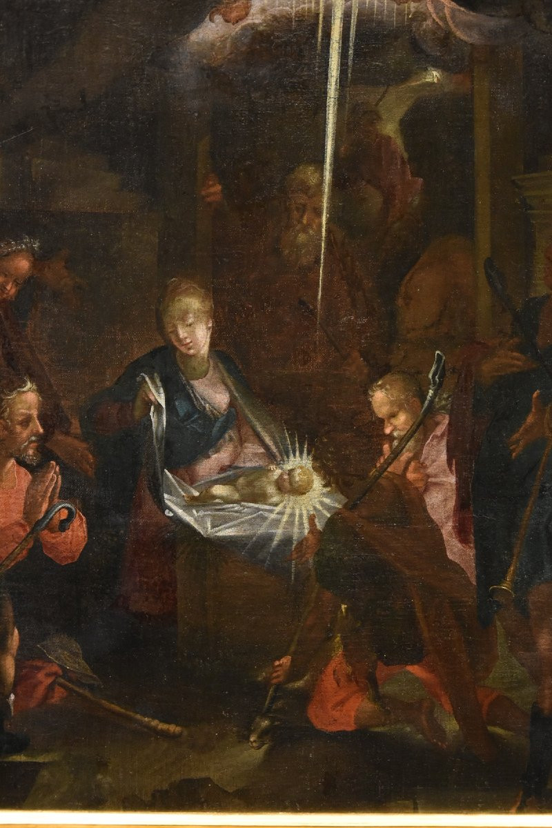 Bartholomäus Spranger (Anversa, 1546 – Praga, 1611), L’adorazione dei pastori-photo-2