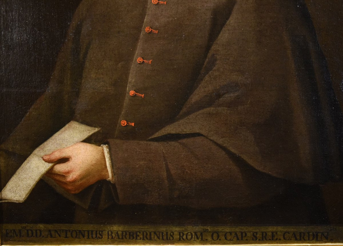 Ritratto del cardinale Antonio Marcello Barberini, Antonio Alberti (1603 - 1649)-photo-4