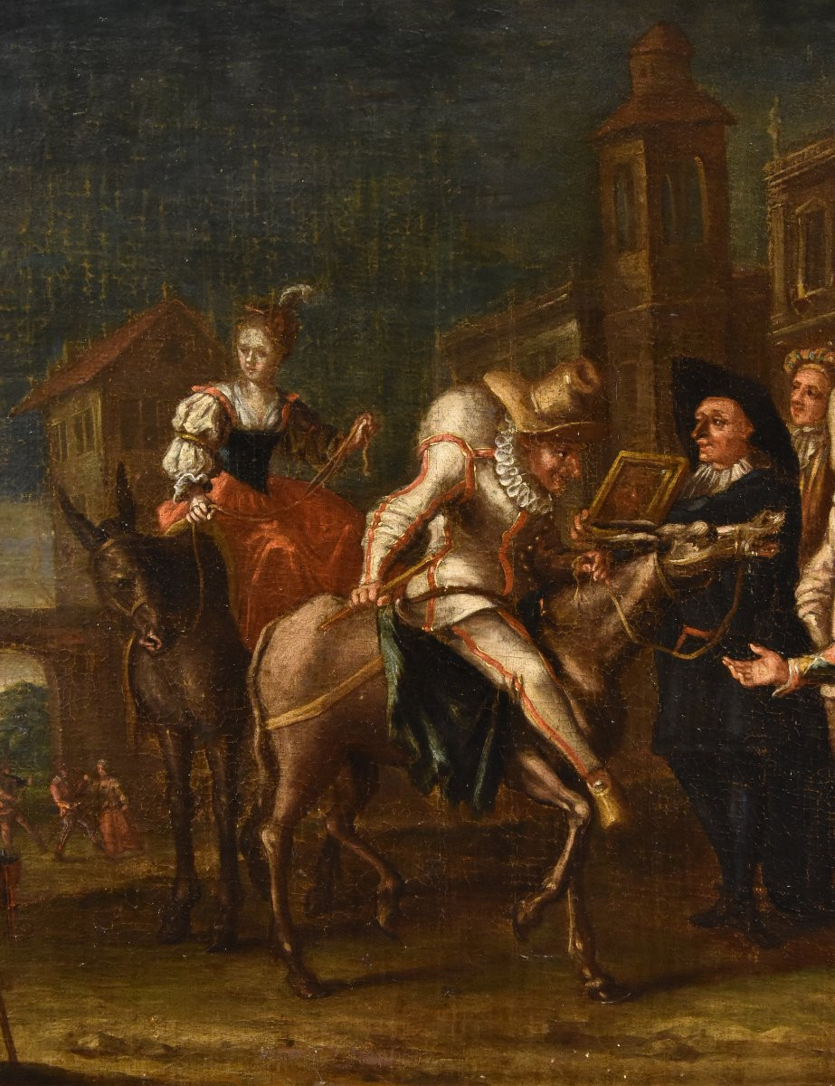 Carnevale a Venezia con arlecchino, Marco Marcola (Verona, 1711 - 1780)-photo-4