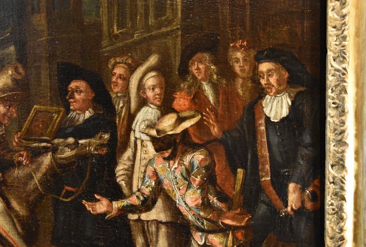 Carnevale a Venezia con arlecchino, Marco Marcola (Verona, 1711 - 1780)-photo-7