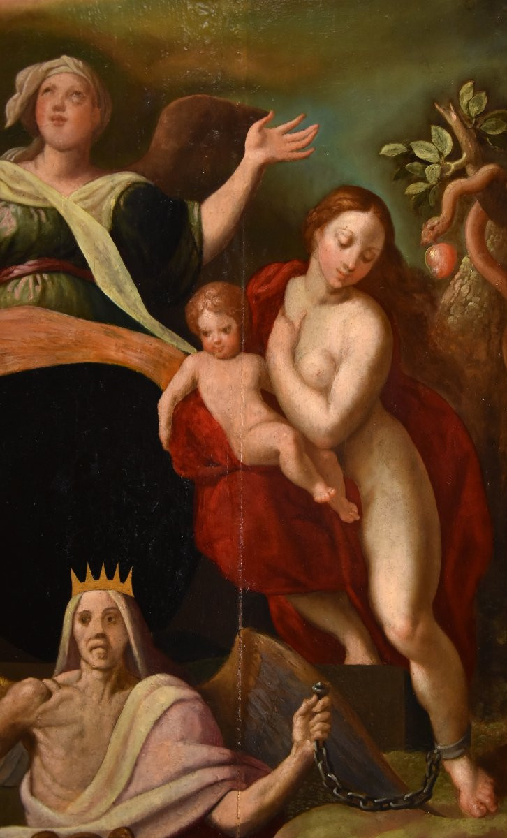 Redenzione di Adamo ed Eva, Jacob de Backer (Anversa, 1555 - 1585 circa)-photo-4