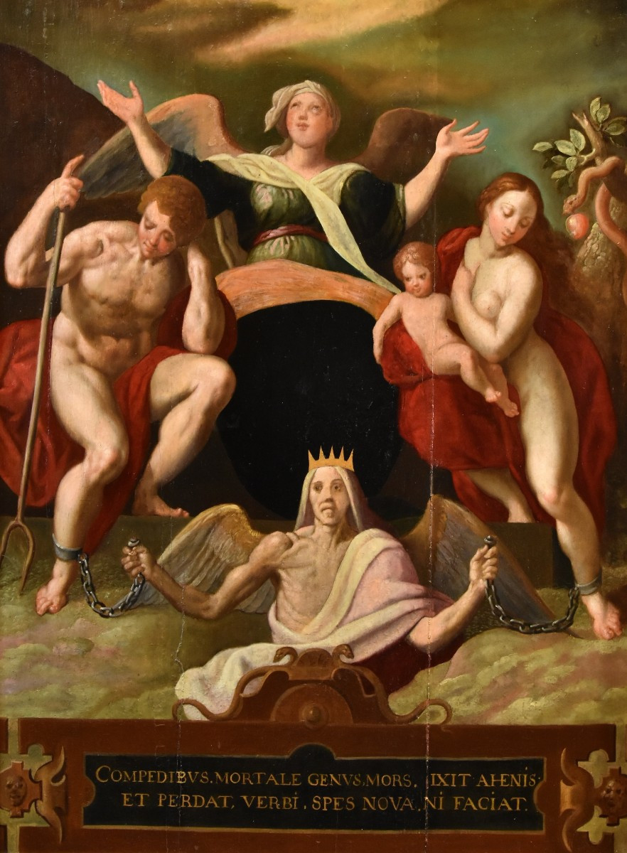 Redenzione di Adamo ed Eva, Jacob de Backer (Anversa, 1555 - 1585 circa)