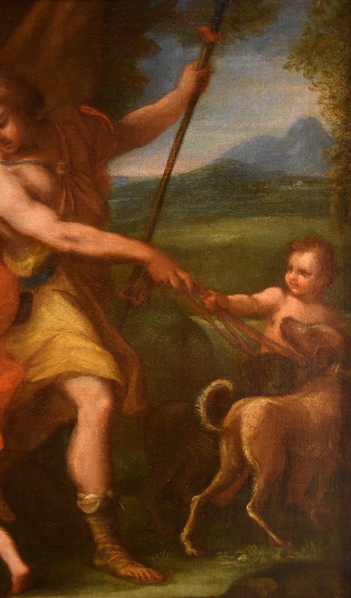 Giuseppe Bartolomeo Chiari (Roma 1654–1727), Venere con Adone e Cupido-photo-3