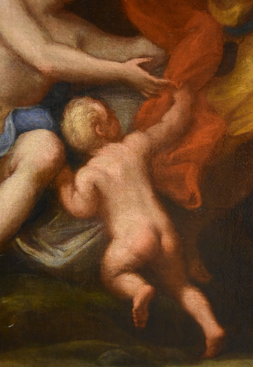 Giuseppe Bartolomeo Chiari (Roma 1654–1727), Venere con Adone e Cupido-photo-4