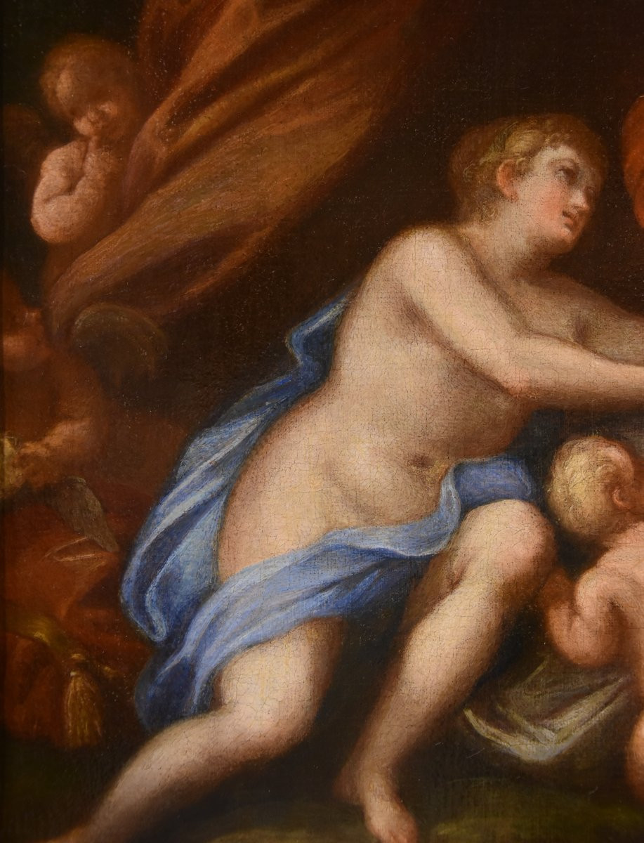 Giuseppe Bartolomeo Chiari (Roma 1654–1727), Venere con Adone e Cupido-photo-7