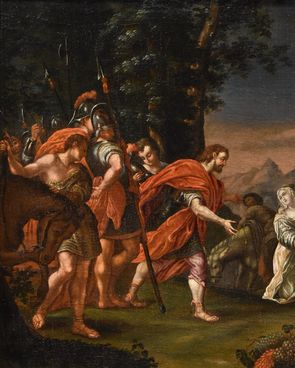 Re David incontra Abigail, Nicolas Vleughels (Parigi, 1668 - Roma, 1737)-photo-1