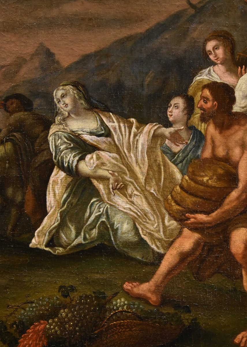 Re David incontra Abigail, Nicolas Vleughels (Parigi, 1668 - Roma, 1737)-photo-5