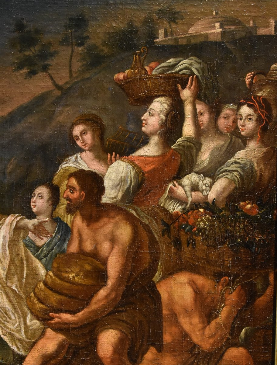 Re David incontra Abigail, Nicolas Vleughels (Parigi, 1668 - Roma, 1737)-photo-6