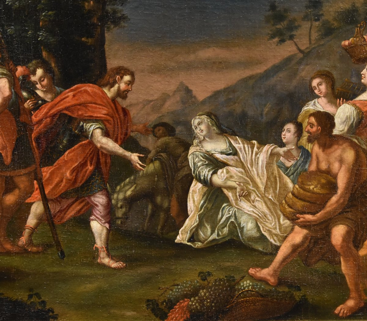 Re David incontra Abigail, Nicolas Vleughels (Parigi, 1668 - Roma, 1737)-photo-7
