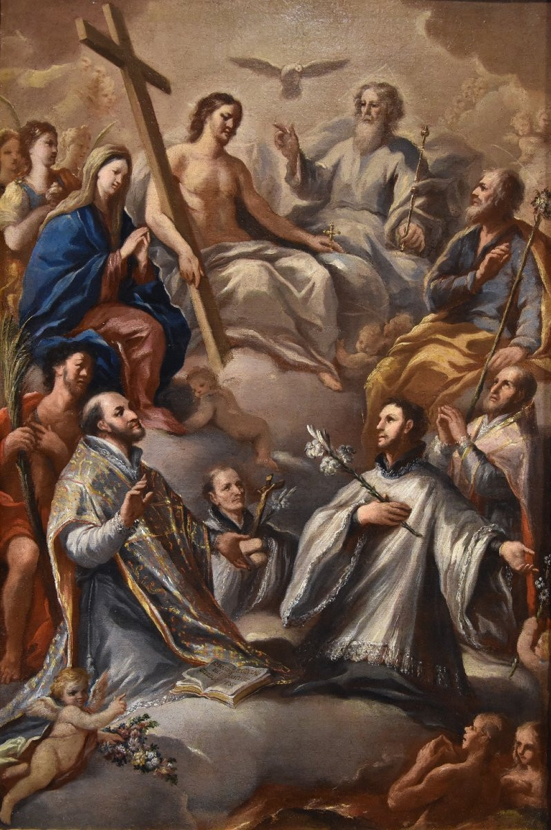 Trionfo della Trinità, Paolo De Matteis (Napoli, 1662 - Napoli, 1728)-photo-2