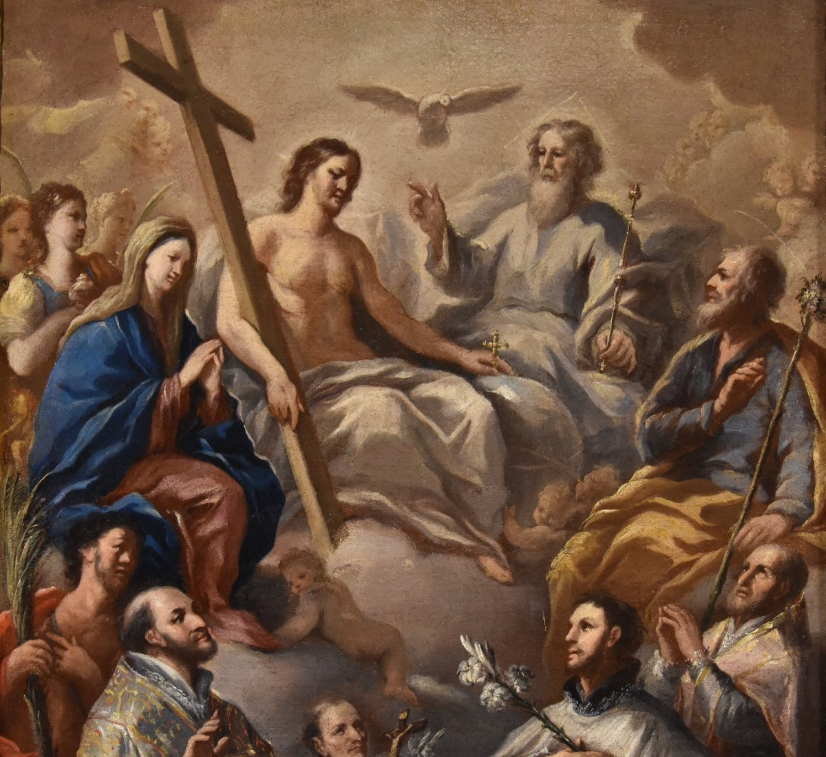 Trionfo della Trinità, Paolo De Matteis (Napoli, 1662 - Napoli, 1728)-photo-3