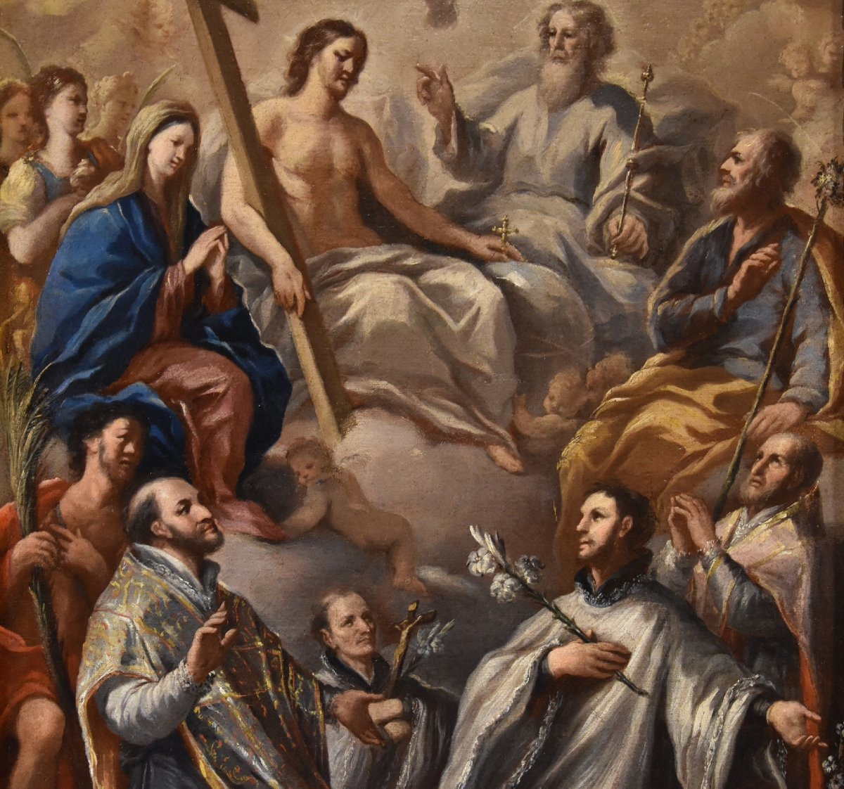 Trionfo della Trinità, Paolo De Matteis (Napoli, 1662 - Napoli, 1728)-photo-4