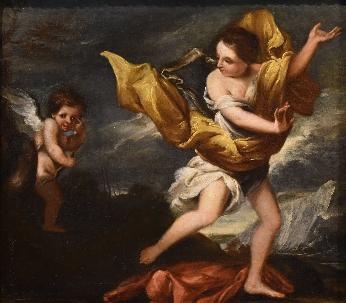 La ninfa Dafne con Cupido, Scuola romana del Sei/Settecento-photo-2