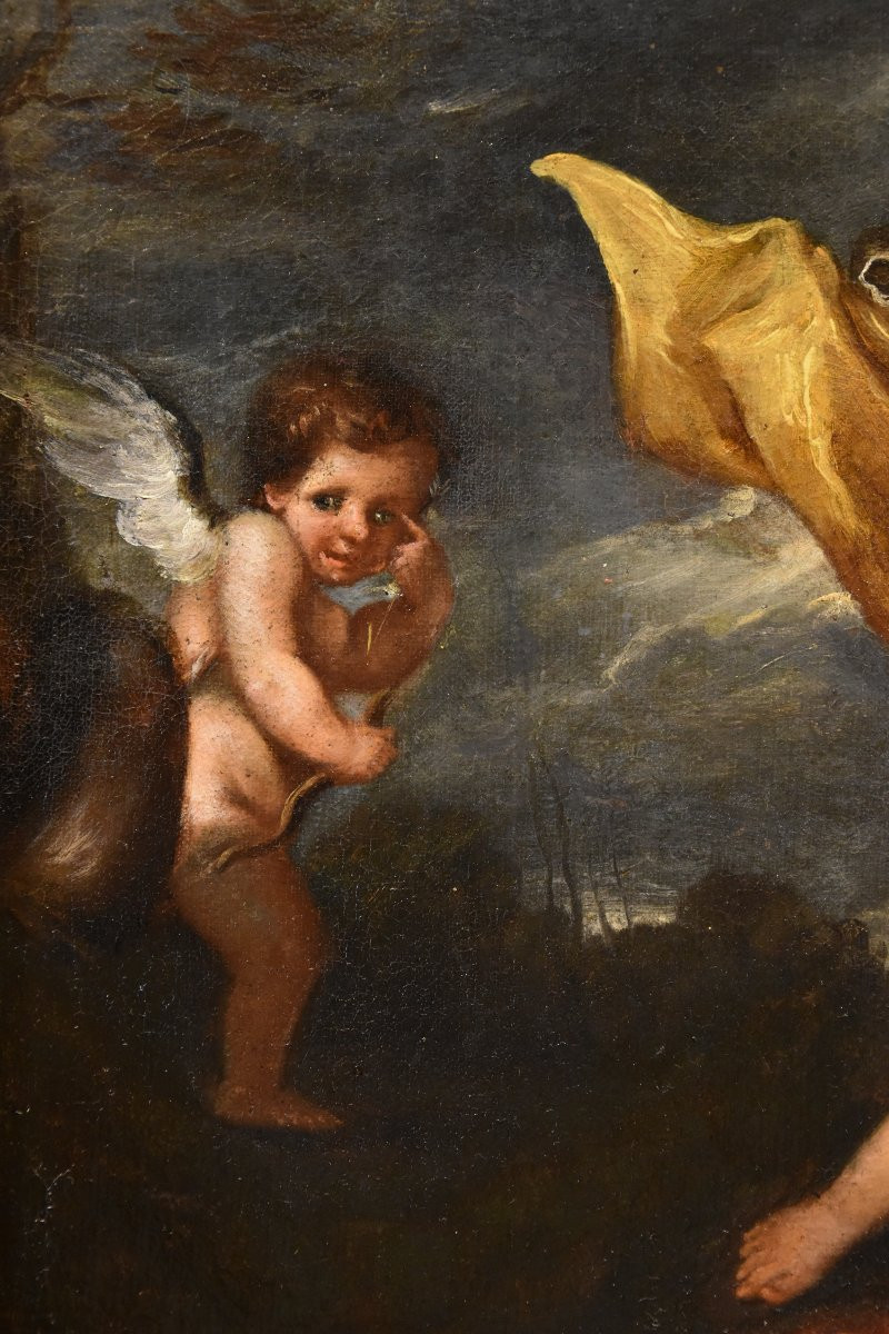 La ninfa Dafne con Cupido, Scuola romana del Sei/Settecento-photo-4