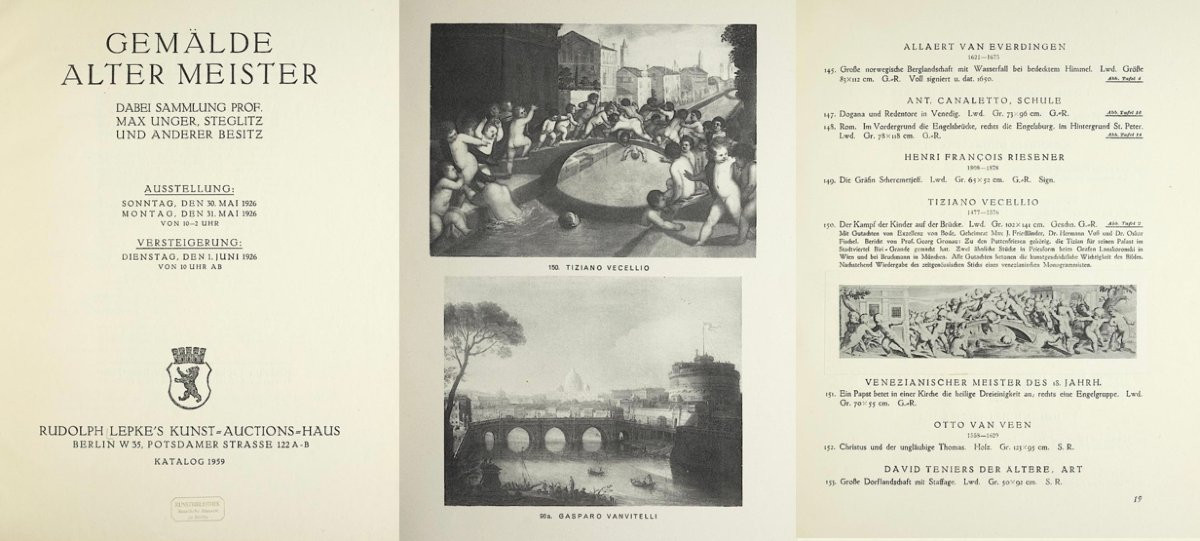Lotta tra putti sul ponte dei Pugni a Venezia, bottega Tiziano Vecellio (1490 - 1576)-photo-3