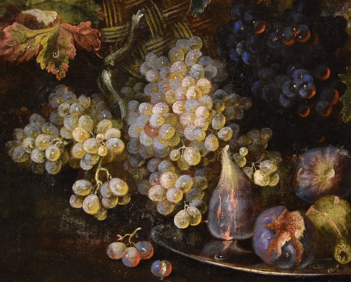Natura morta di frutta con lucertola, Franz Werner Von Tamm (Amburgo 1658-Vienna 1754) -photo-2