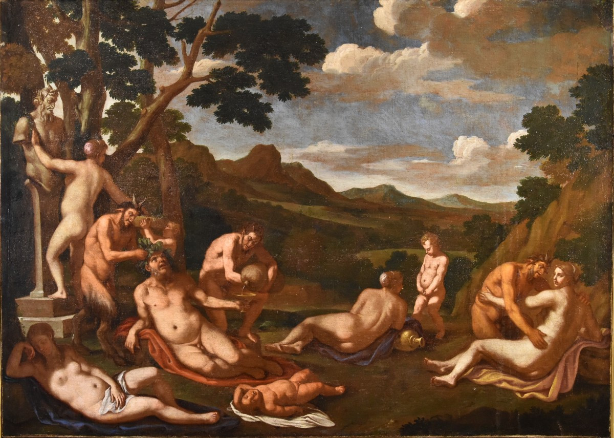 Baccanale, Giulio Carpioni (Venezia, 1613 - Vicenza, 1678) attribuibile
