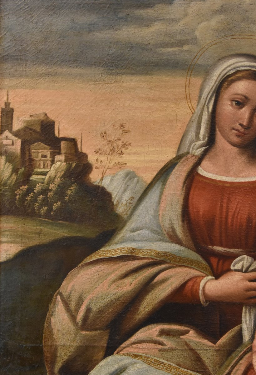 Madonna con Bambino e San Giuseppe, Benvenuto Tisi il Garofalo (Garofalo 1476 - Ferrara 1559)-photo-4