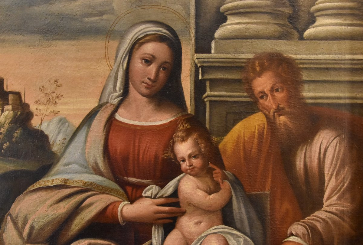 Madonna con Bambino e San Giuseppe, Benvenuto Tisi il Garofalo (Garofalo 1476 - Ferrara 1559)-photo-4