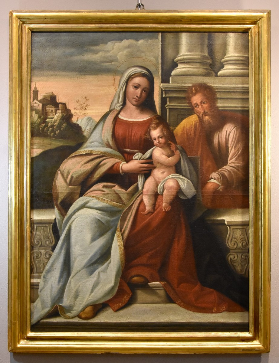 Madonna con Bambino e San Giuseppe, Benvenuto Tisi il Garofalo (Garofalo 1476 - Ferrara 1559)