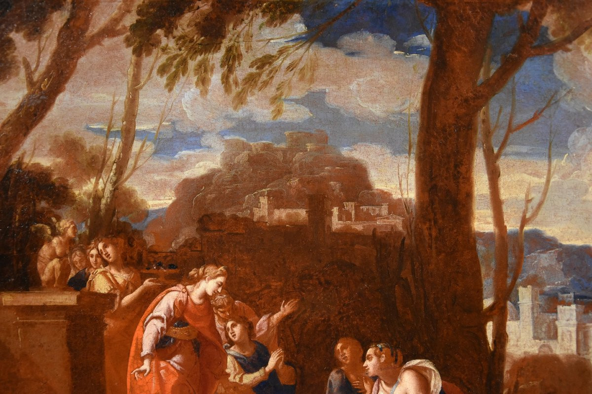 Mosè salvato dalle acque, Nicolas Poussin (Les Andelys 1594 - Roma 1665) Bottega-photo-5