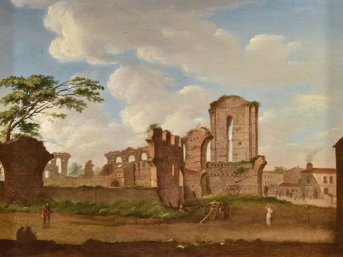 Giacomo Van Lint (Roma 1723 - 1790), Veduta del Foro Romano
