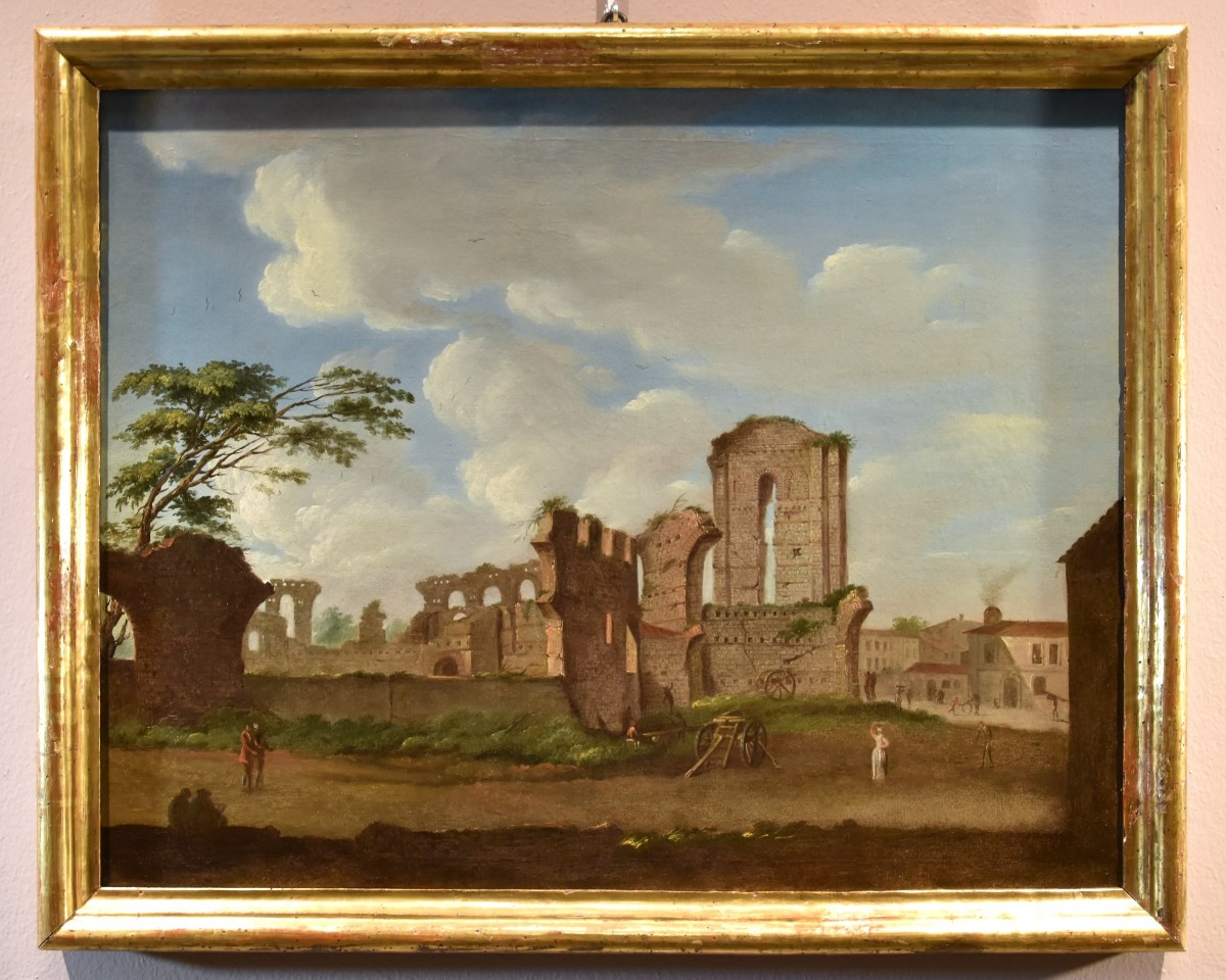 Giacomo Van Lint (Roma 1723 - 1790), Veduta del Foro Romano