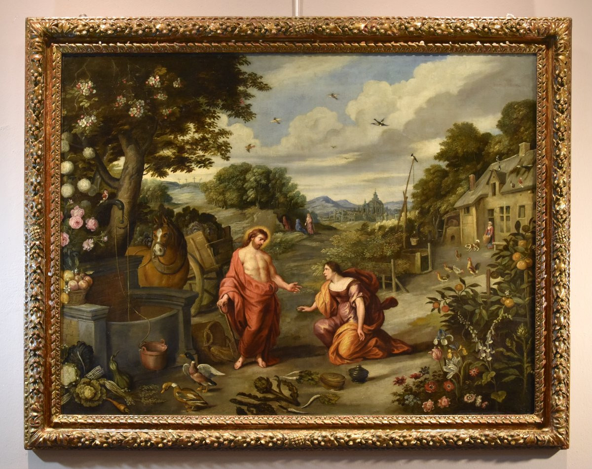 Noli me tangere, Jan Brueghel il Giovane (Anversa 1601–1678) bottega di-photo-2