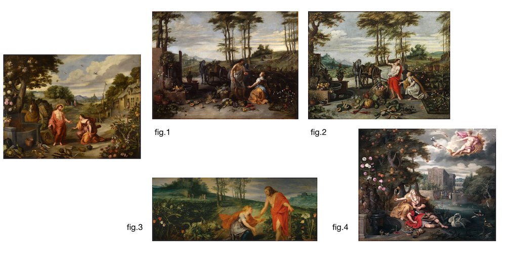 Noli me tangere, Jan Brueghel il Giovane (Anversa 1601–1678) bottega di-photo-4