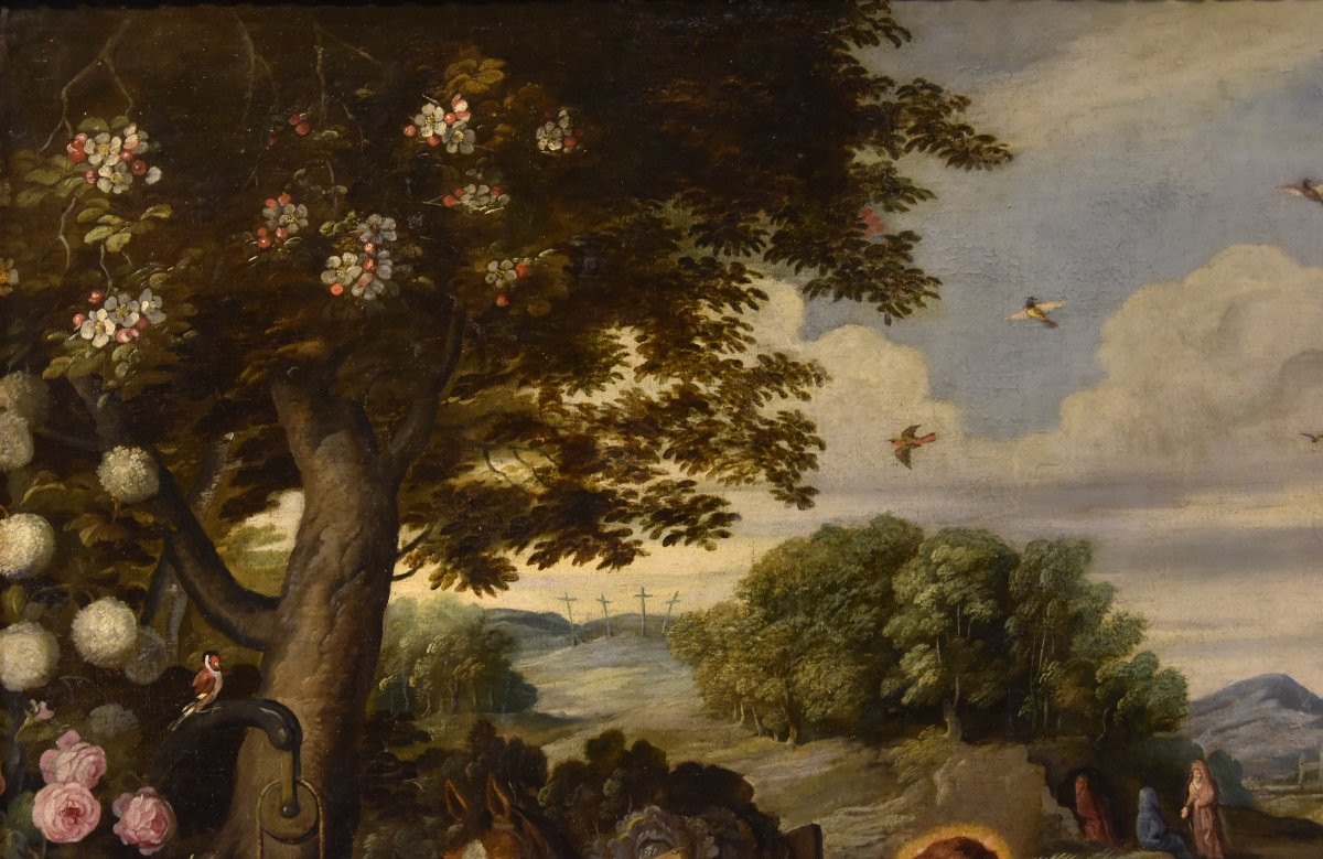 Noli me tangere, Jan Brueghel il Giovane (Anversa 1601–1678) bottega di-photo-1