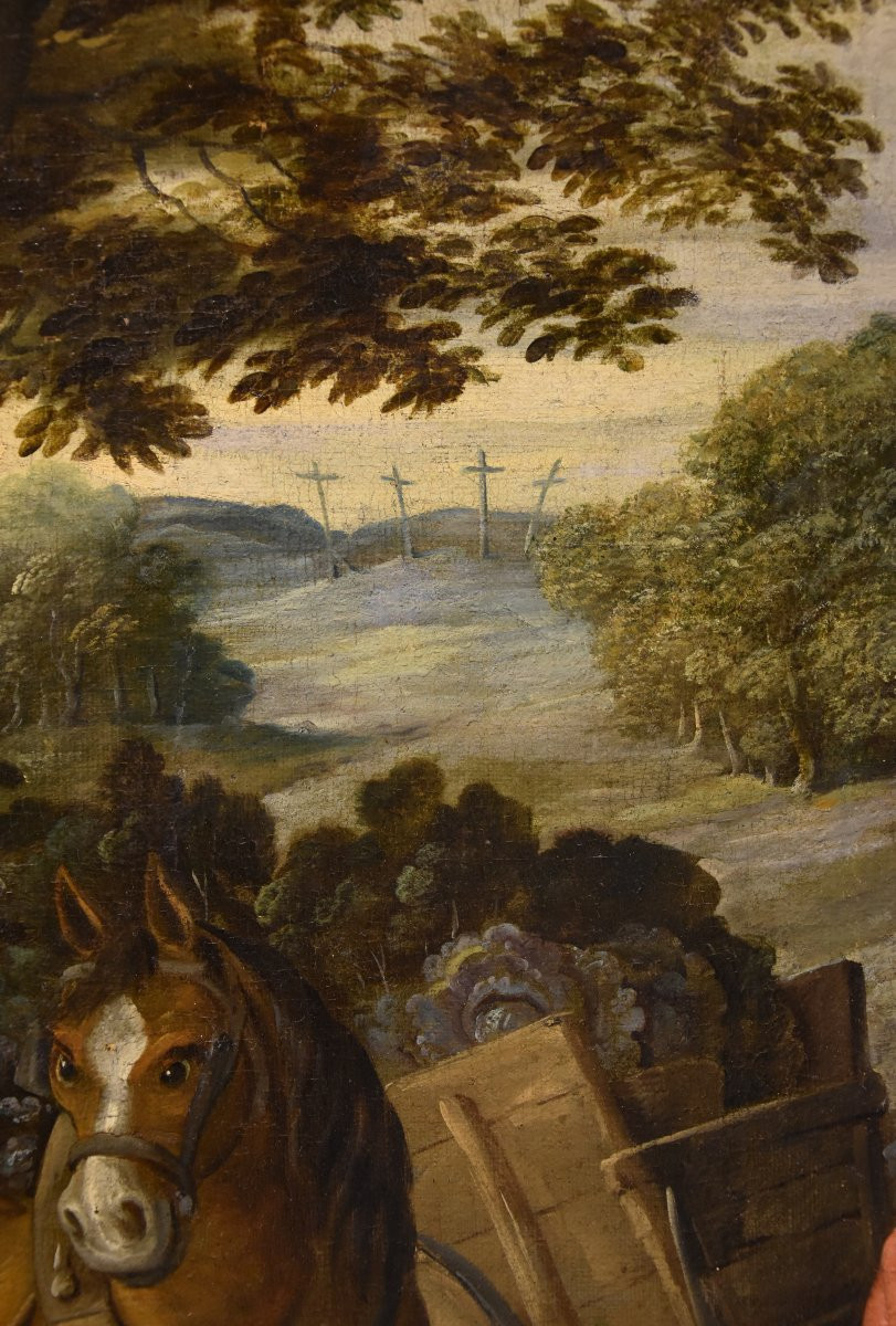Noli me tangere, Jan Brueghel il Giovane (Anversa 1601–1678) bottega di-photo-4