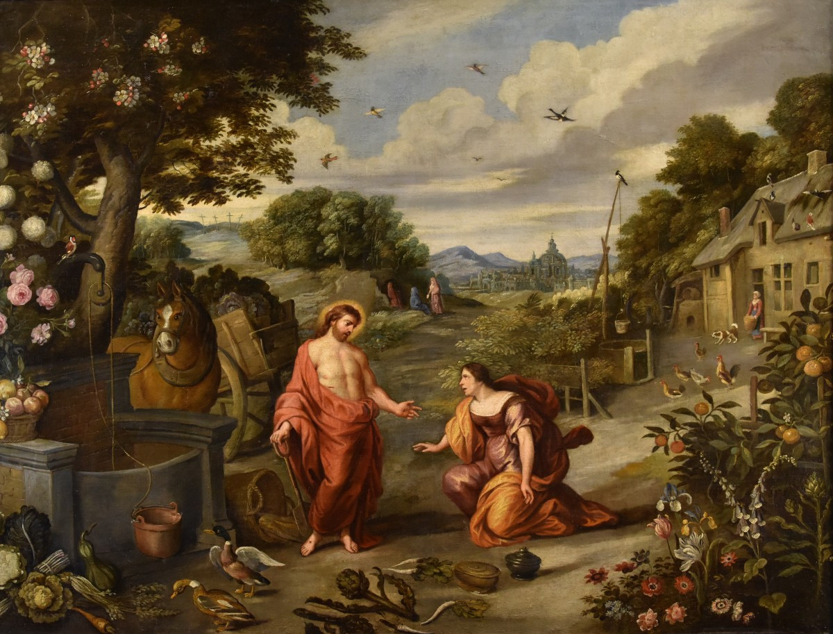 Noli me tangere, Jan Brueghel il Giovane (Anversa 1601–1678) bottega di