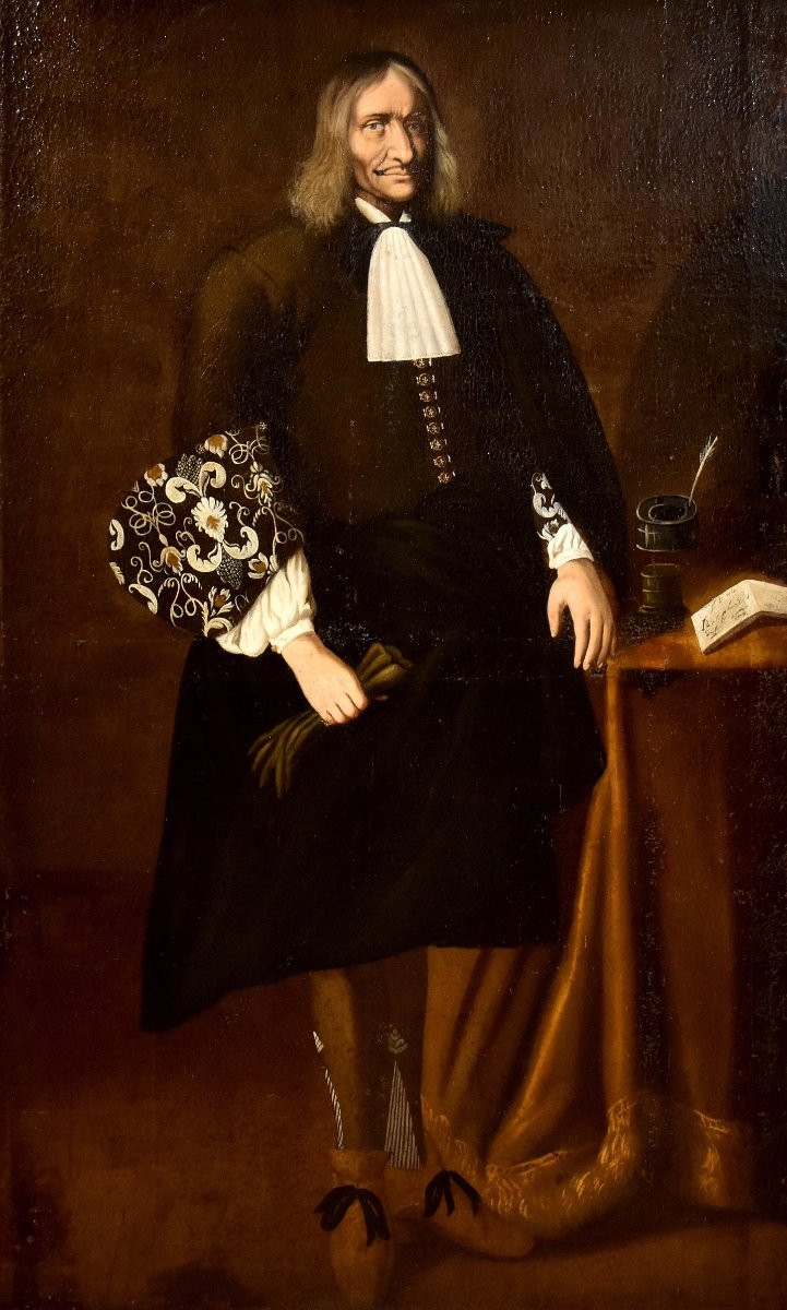 Ritratto a figura intera di Giacomo Pesenti, Carlo Ceresa (Bergamo 1609 – 1697) attribuibile-photo-2