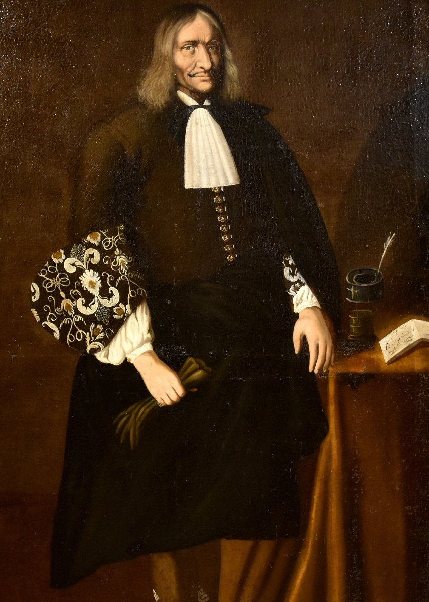 Ritratto a figura intera di Giacomo Pesenti, Carlo Ceresa (Bergamo 1609 – 1697) attribuibile-photo-3
