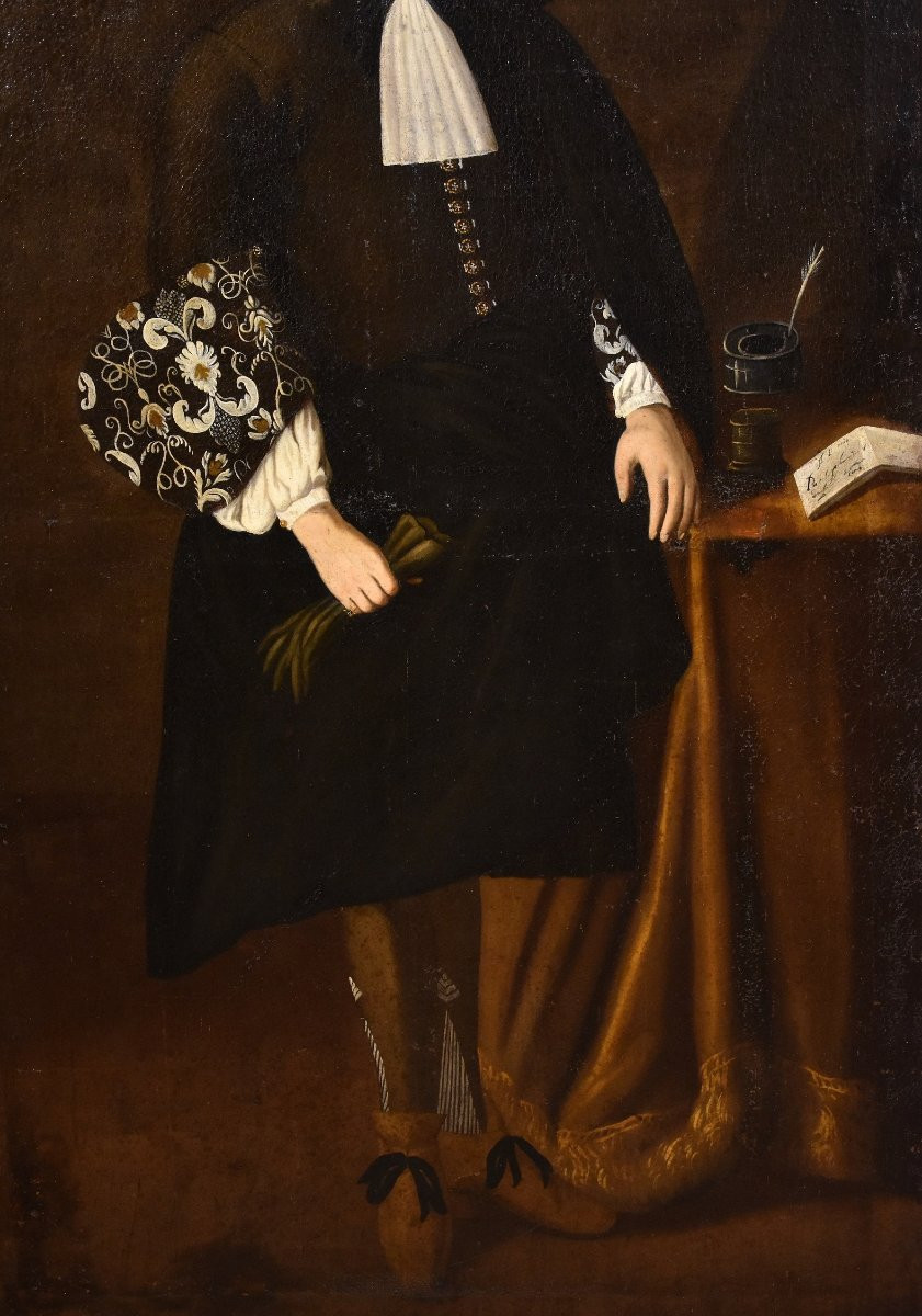 Ritratto a figura intera di Giacomo Pesenti, Carlo Ceresa (Bergamo 1609 – 1697) attribuibile-photo-4