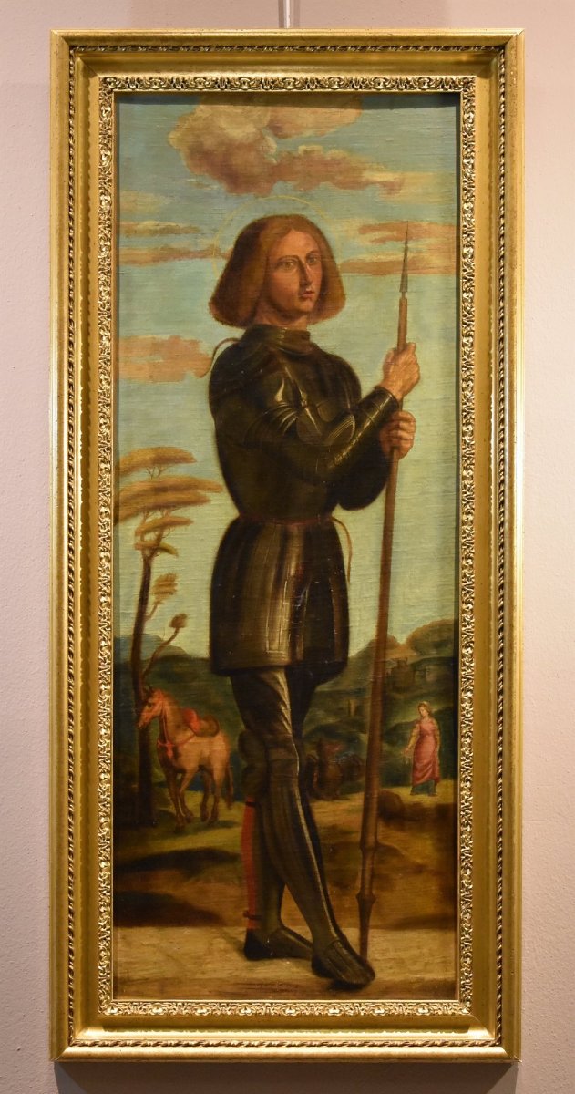 San Giorgio, Seguace di Cima da CONEGLIANO (Conegliano 1449 ca - Conegliano 1517 ca)-photo-2