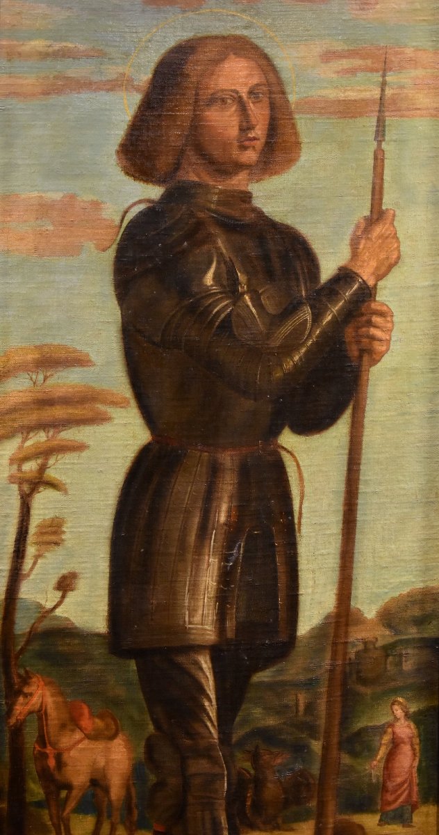 San Giorgio, Seguace di Cima da CONEGLIANO (Conegliano 1449 ca - Conegliano 1517 ca)-photo-5