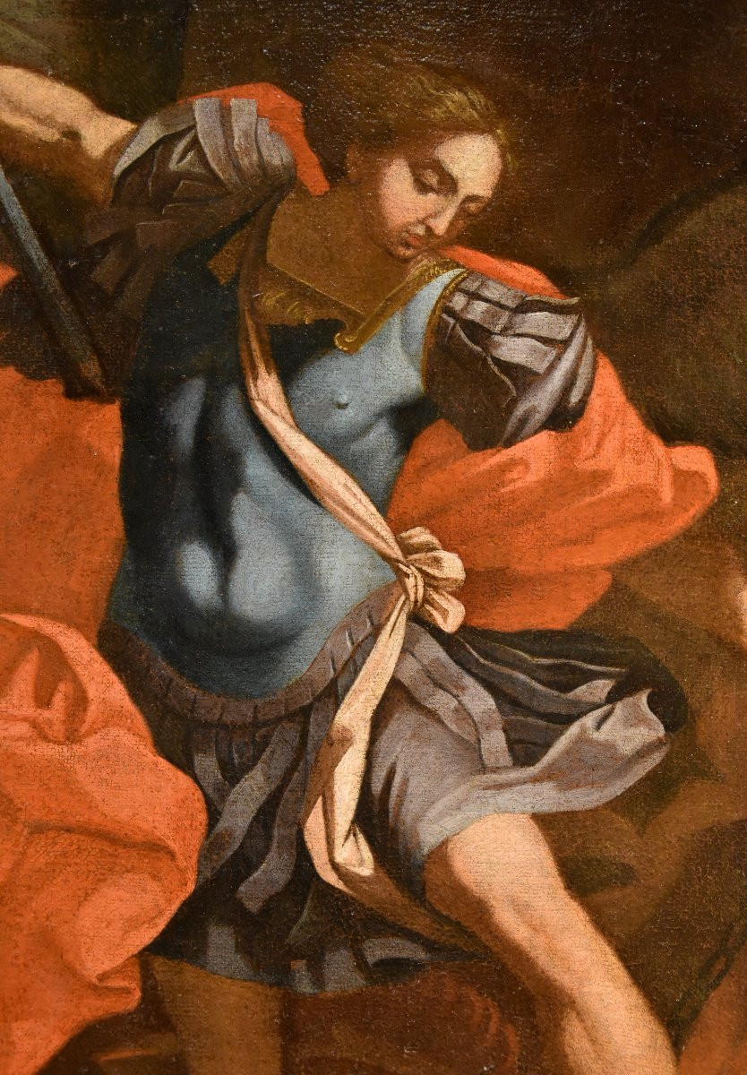 San Michele Arcangelo, Guido Reni (1575 - 1642) cerchia di-photo-3